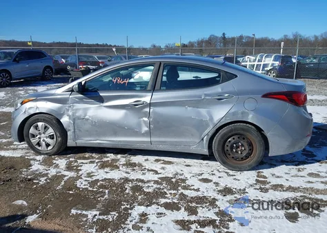 2016 Hyundai Elantra Se from USA, damaged, VIN 5NPDH4AE6GH719116